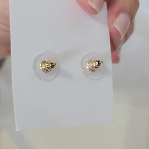 Handcrafted Boho Green Gold Ball Gemstone Agate Diamond Drop Dangle Earrings - Picture 7 of 7